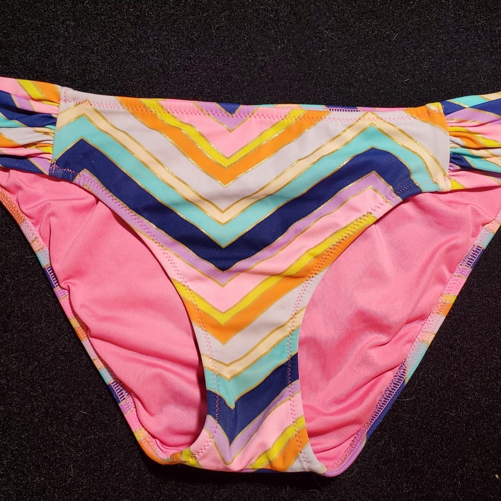 Victoria secret strip bathing suit bottoms